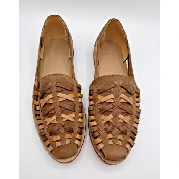 New in box Nisolo Tobacco Colorblock Huarache‎ leather Sandals New in box Nisolo Tobacco Colorblock Huarache leather Sandals main image 4